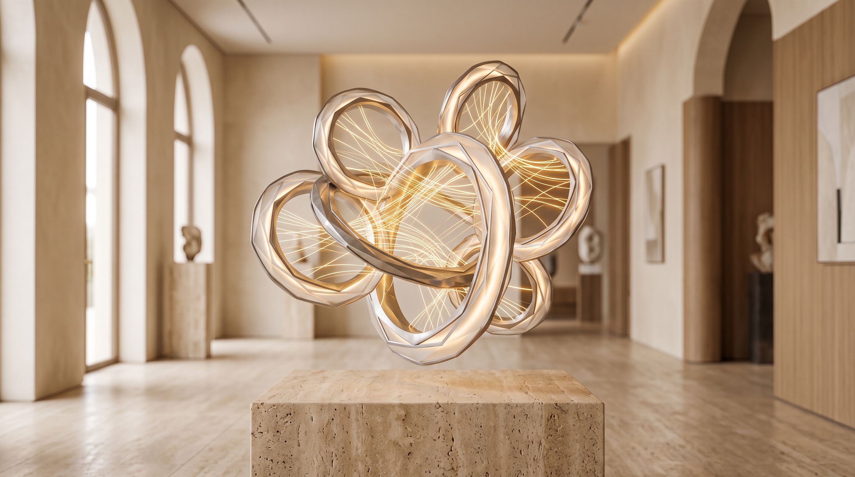 Multi-Agent Quantitative Decision Core Sculpture